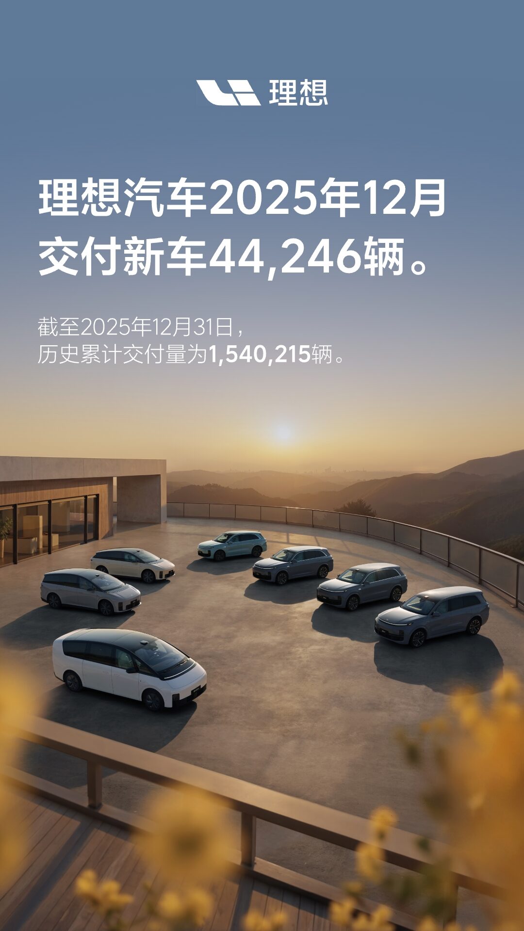 NLC电子汽车2025年12月交付44,246辆.jpg NLC电子汽车2025年12月交付44,246辆.jpg